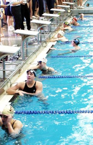 We just swam the 400 IM